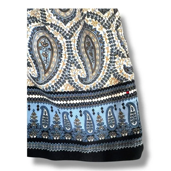 Tommy Hilfiger High Waist Blue and Black Shorts - Picture 3 of 5